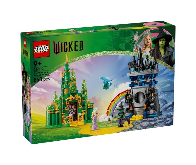 Lego wicked emerald city si castelul kiamo ko 75689 Lego wicked emerald city si castelul kiamo ko 75689