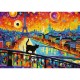 Puzzle trefl 1000 pisica din paris