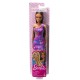 Papusa barbie satena cu rochita mov Papusa barbie satena cu rochita mov