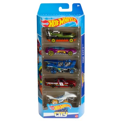 Set 5 masini hot wheels city