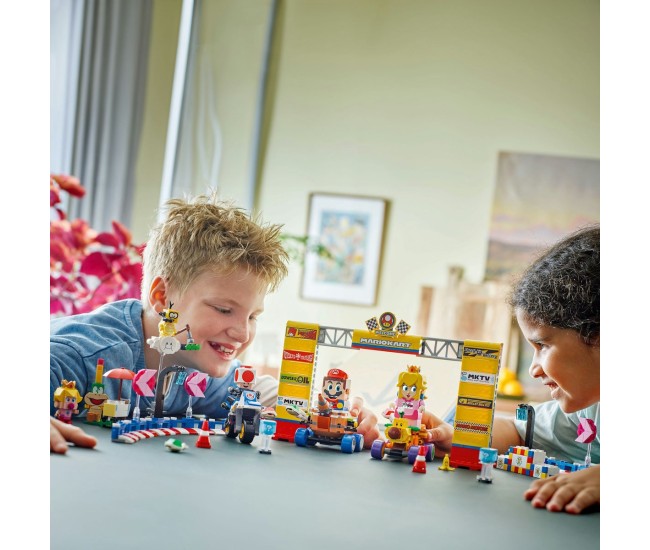 Lego super mario mario kart set baby peach si grand prix 72036 Lego super mario mario kart set baby peach si grand prix 72036