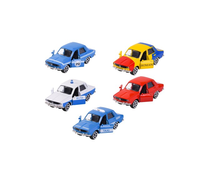 Majorette set 5 masinute metalice dacia 1300 7.5cm Majorette set 5 masinute metalice dacia 1300 7.5cm
