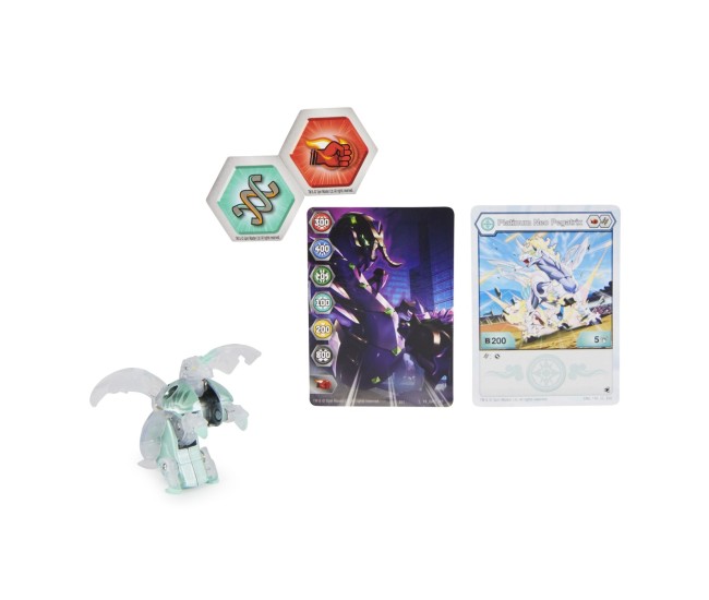 Bakugan s4 figurina metalica neo pegatrix alb Bakugan s4 figurina metalica neo pegatrix alb