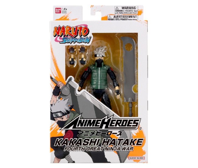 Bandai figurina naruto shippuden hatake kakashi fourth great ninja war 16.5cm Bandai figurina naruto shippuden hatake kakashi fourth great ninja war 16.5cm