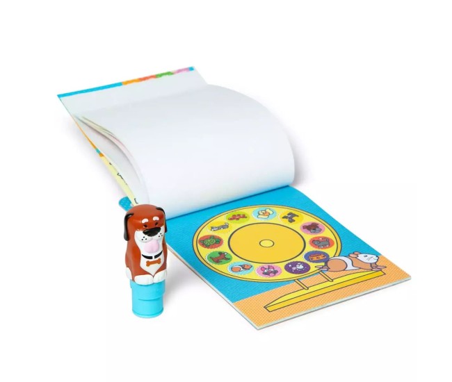 Melissa and doug sticker wow set de joaca autocolante si stampila catelus