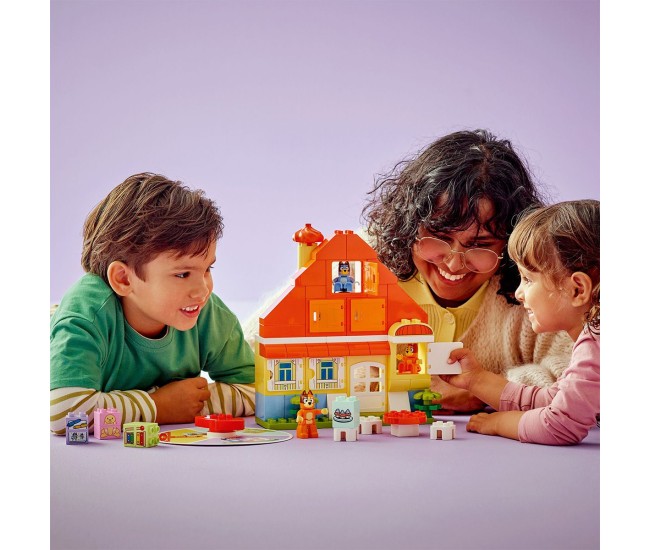 Lego duplo casa de familie a lui blue cu joc de memorie 10459 Lego duplo casa de familie a lui blue cu joc de memorie 10459