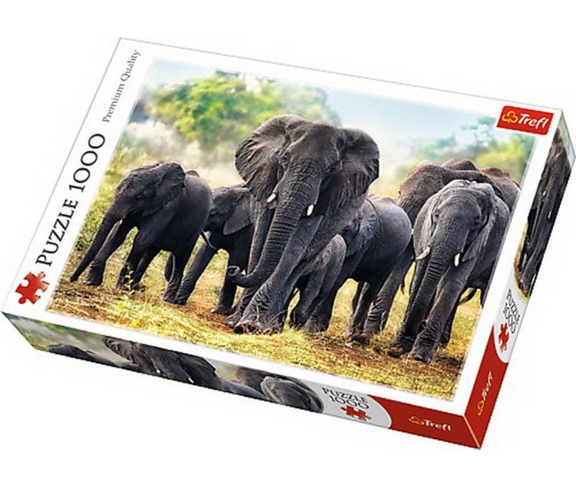 Puzzle trefl 1000 elefanti africani Puzzle trefl 1000 elefanti africani