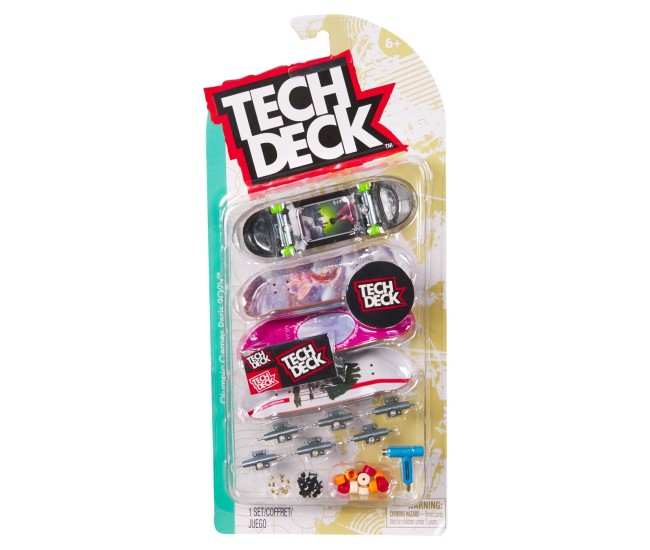 Tech deck pachet 4 piese fingerboard shame 9.6cm Tech deck pachet 4 piese fingerboard shame 9.6cm