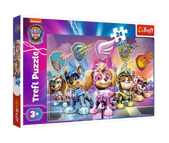 Puzzle trefl 24 maxi patrula catelusilor cateii in actiune Puzzle trefl 24 maxi patrula catelusilor cateii in actiune