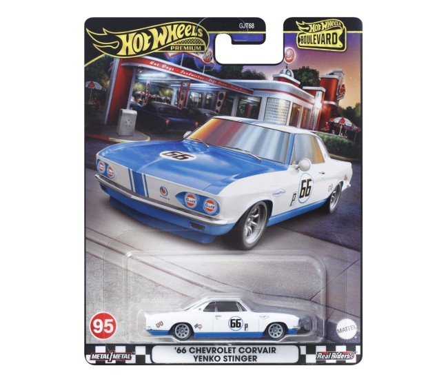 Hot wheels premium boulevard masinuta metalica chevrolet corvair yenko stinger 66 scara 1:64 Hot wheels premium boulevard masinuta metalica chevrolet corvair yenko stinger 66 scara 1:64