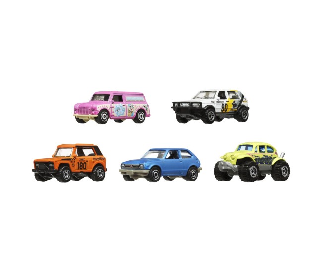 Matchbox set 5 masinute metalice mbx retro scara 1 la 64 Matchbox set 5 masinute metalice mbx retro scara 1 la 64