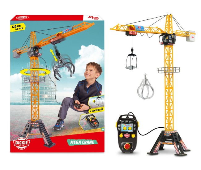Dickie macara mega crane 120 cm cu telecomanda