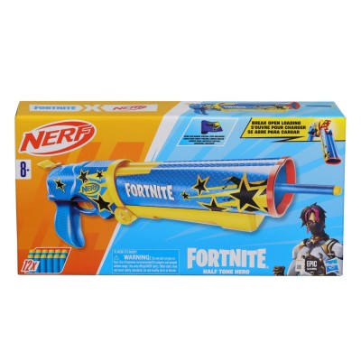 Nerf blaster fortnite half tone hero