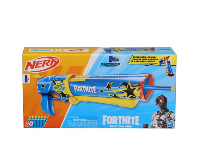Nerf blaster fortnite half tone hero Nerf blaster fortnite half tone hero