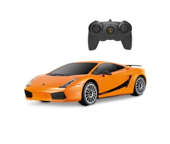 Masina cu telecomanda lamborghini portocaliu cu scara 1 la 24 Masina cu telecomanda lamborghini portocaliu cu scara 1 la 24