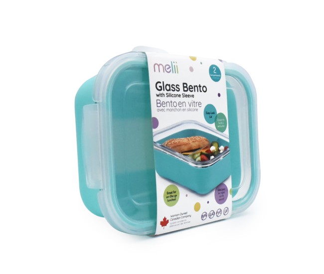 Recipient sticla 740 ml cu husa antiderapanta silicon melii blue Recipient sticla 740 ml cu husa antiderapanta silicon melii blue