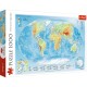 Puzzle trefl 1000 harta fizica a lumii Puzzle trefl 1000 harta fizica a lumii