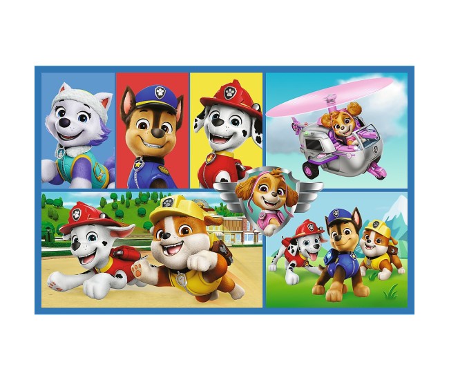 Puzzle trefl 2x70 patrula catelusilor echipa catelusilor Puzzle trefl 2x70 patrula catelusilor echipa catelusilor