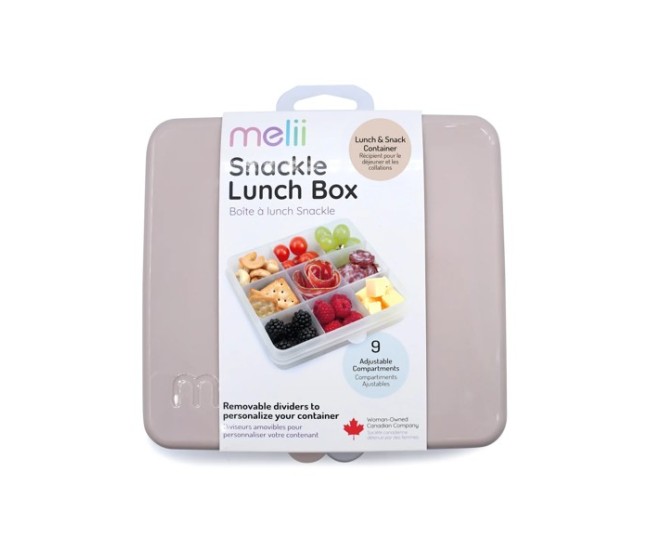 Cutie snack 9 compartimente, melii, oatmilk beige