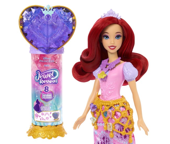 Disney princess jewel reveal papusa ariel