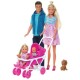 Set steffi love familie cu copilas nou-nascut surpriza Set steffi love familie cu copilas nou-nascut surpriza