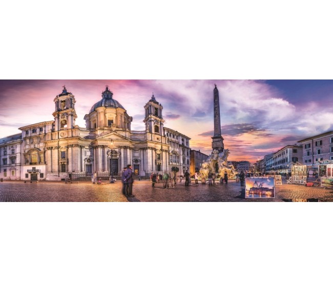 Puzzle trefl 500 panorama piata navona din roma Puzzle trefl 500 panorama piata navona din roma