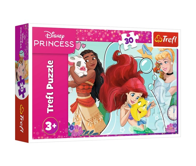 Puzzle trefl 30 disney princess printese frumoase si curajoase Puzzle trefl 30 disney princess printese frumoase si curajoase