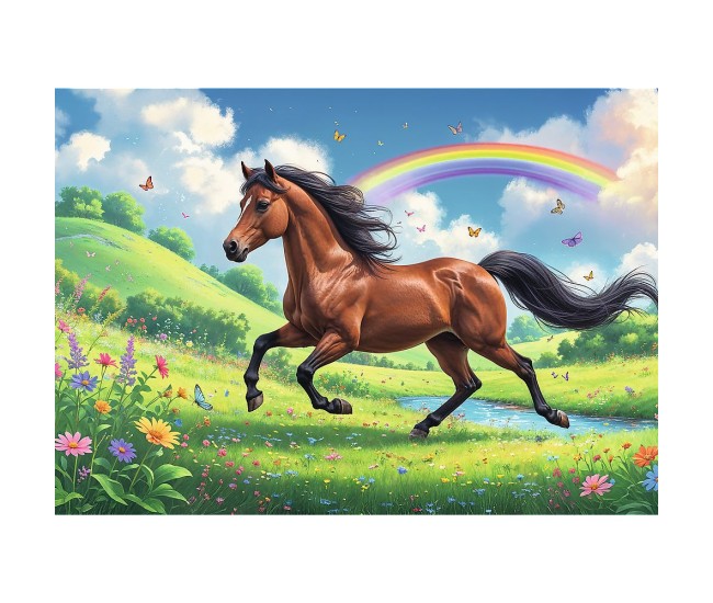 Puzzle trefl 200 un cal impunator Puzzle trefl 200 un cal impunator