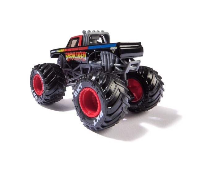 Monster jam masinuta metalica excaliber scara 1 la 64 Monster jam masinuta metalica excaliber scara 1 la 64