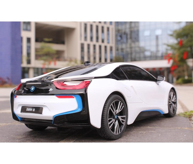 Masina cu telecomanda bmw i8 scara 1 la 18 Masina cu telecomanda bmw i8 scara 1 la 18