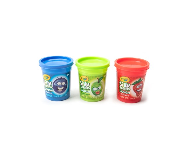 Crayola silly scent set 3 borcanase cu plastilina parfumata 142g Crayola silly scent set 3 borcanase cu plastilina parfumata 142g