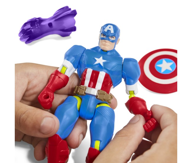 Marvel avengers mix mashers figurina capitan america 12cm Marvel avengers mix mashers figurina capitan america 12cm