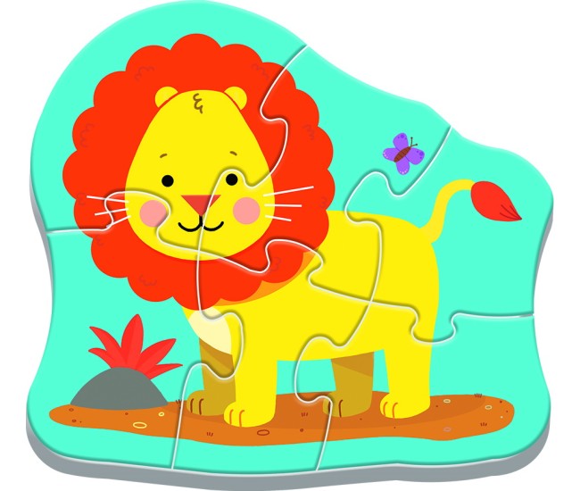 Puzzle trefl baby clasic animale safari 8 piese Puzzle trefl baby clasic animale safari 8 piese
