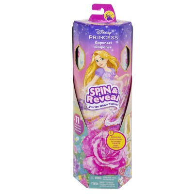 Disney princess spin and reveal papusa rapunzel