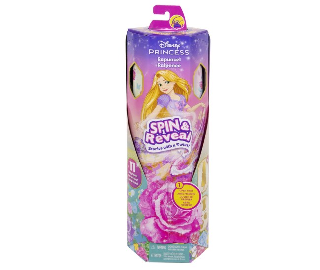 Disney princess spin and reveal papusa rapunzel Disney princess spin and reveal papusa rapunzel