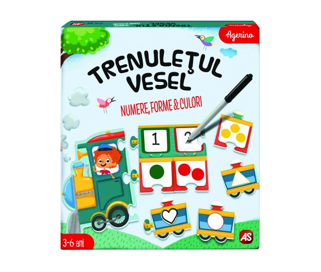 Trenuletul vesel numere forme culori Trenuletul vesel numere forme culori