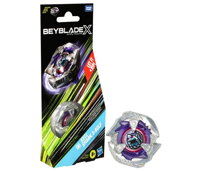 Beyblade x let it rip spirala keel shark 3-60lf Beyblade x let it rip spirala keel shark 3-60lf