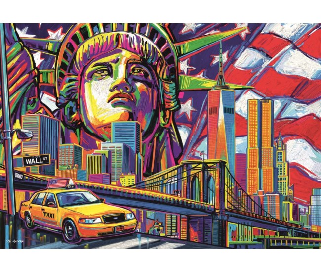 Puzzle trefl 1000 new york in culori Puzzle trefl 1000 new york in culori
