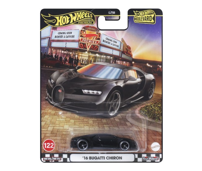 Hot wheels premium boulevard masinuta metalica bugatti chiron 16 scara 1:64 Hot wheels premium boulevard masinuta metalica bugatti chiron 16 scara 1:64