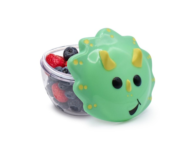 Recipient hrana bebe, melii, model dinozaur