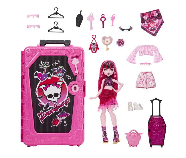 Monster high skulltimate secrets papusa draculaura cu accesorii