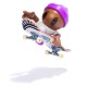 Tech dech sk8 crew pachet placa si figurina 9.6cm sapca mov Tech dech sk8 crew pachet placa si figurina 9.6cm sapca mov