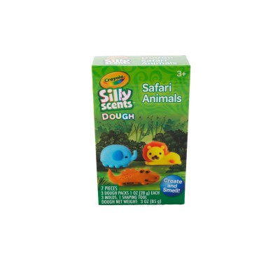 Crayola silly scents set mic animalele din safari cu accesorii
