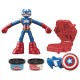 Play-doh marvel figurina flexibila cu accesorii captain america 10cm Play-doh marvel figurina flexibila cu accesorii captain america 10cm
