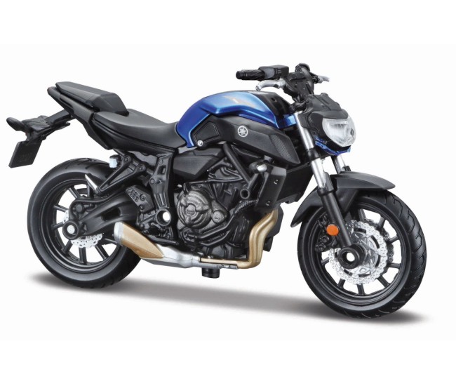 Maisto motocicleta metalica cu stand editie speciala yamaha mt 07 scara 1 la 18
