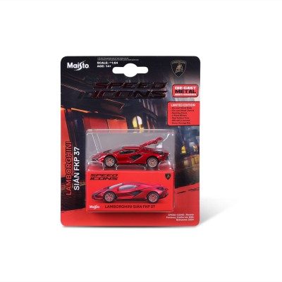 Maisto masinuta metalica speed icons lamborghini sian fkp 37 rosu scara 1 la 64