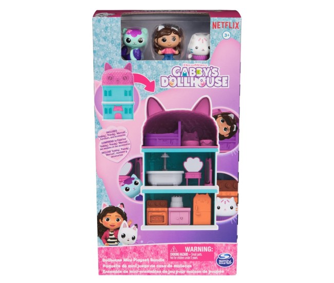 Gabbys dollhouse mini set de joaca cu figurine si accesorii Gabbys dollhouse mini set de joaca cu figurine si accesorii