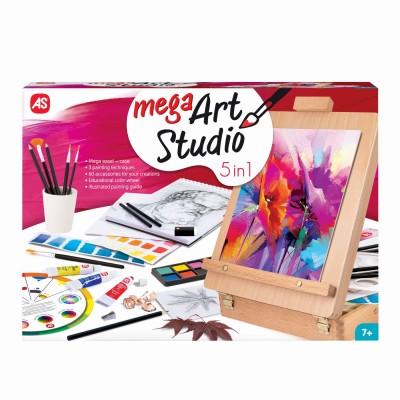 Happi hobbi mega art studio 5 in 1 set de desen Happi hobbi mega art studio 5 in 1 set de desen