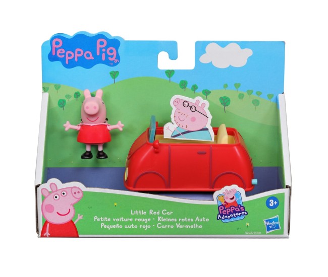 Peppa pig vehicul cu figurina micuta masina rosie Peppa pig vehicul cu figurina micuta masina rosie