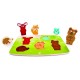 Hape puzlle tactil - animalele din padure Hape puzlle tactil - animalele din padure
